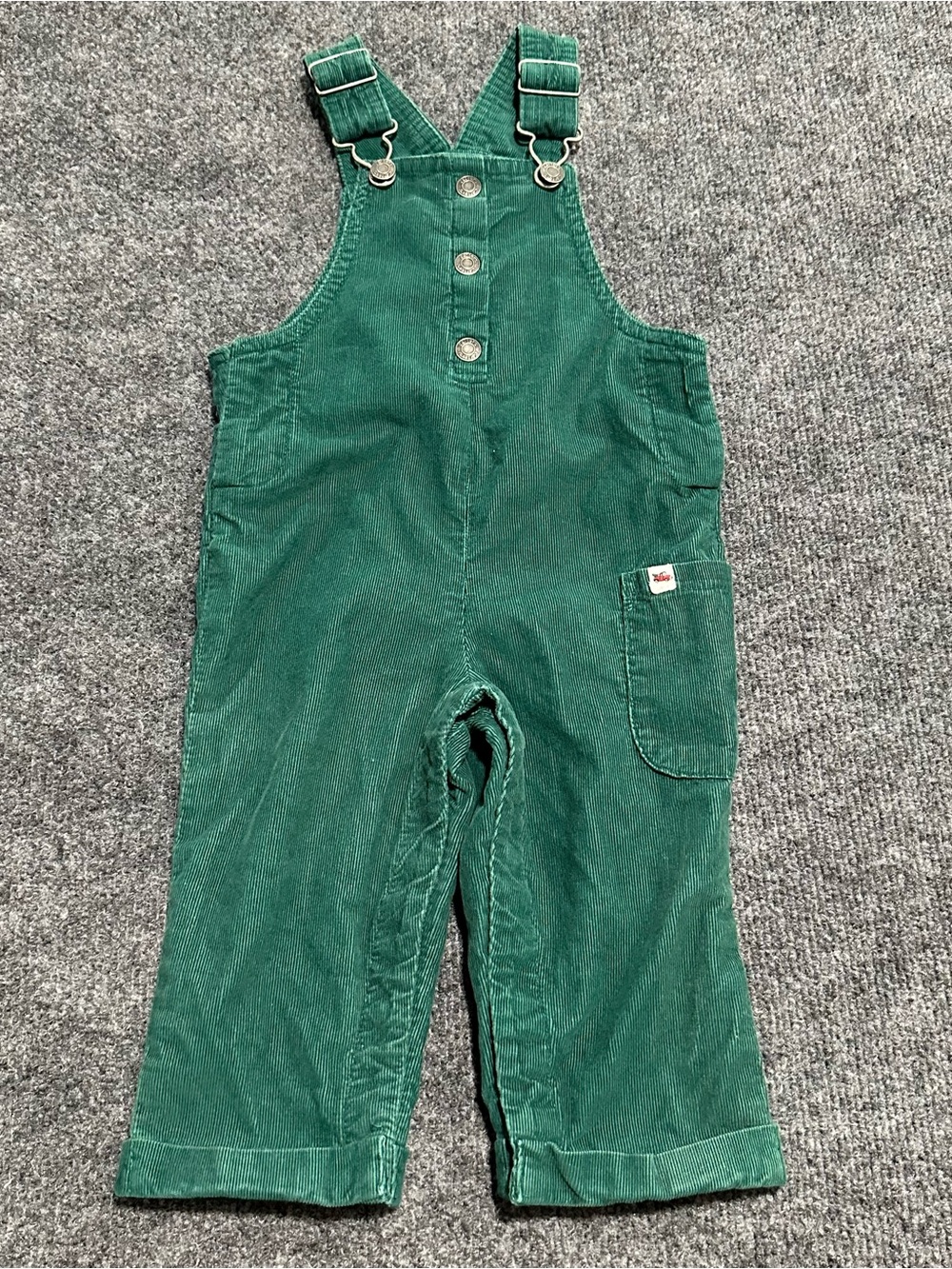 Carter's Green Corduroy Kids Overalls